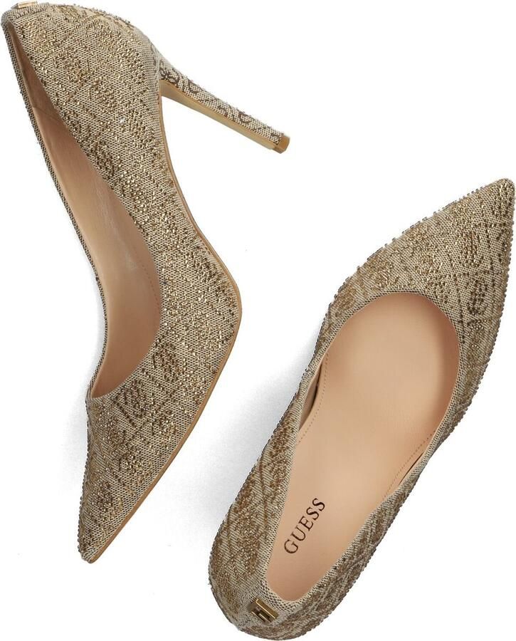 Guess Décolleté a punta mod. Pierae 2 in tessuto D23Gu03 Fl7P2Rfal08 Beige Dames - Foto 4