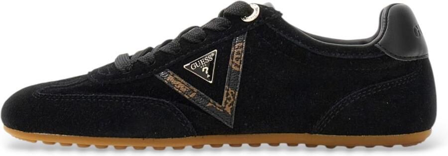 GUESS Relli zwarte leren sneakers