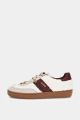 Guess Naoki Sneakers Van Imitatiebont - Wit