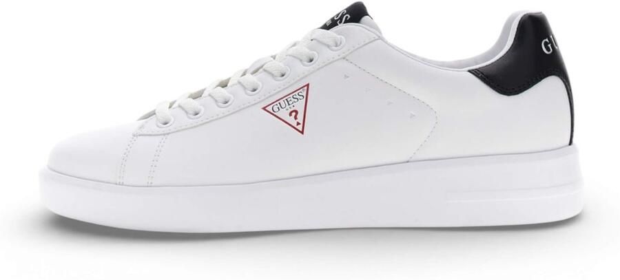 GUESS Sneakers laag 'YUKERN' rood zwart wit