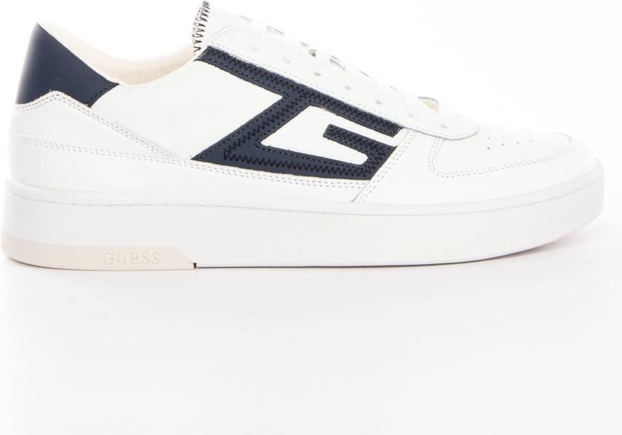GUESS Silea Lage sneakers Leren Sneaker Heren Wit - Foto 2