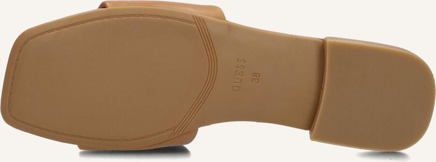 Guess Bruine Tarisha Slippers met Blokhak - Foto 3