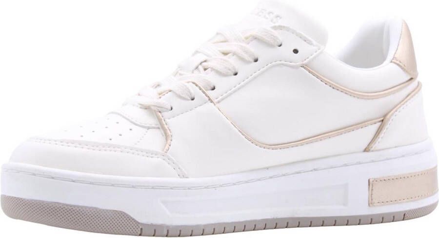 GUESS Tokyo Lage Dames Sneakers Wit Goud - Foto 6