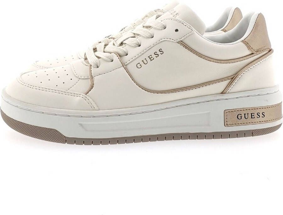 GUESS Tokyo Lage Dames Sneakers Wit Goud - Foto 2