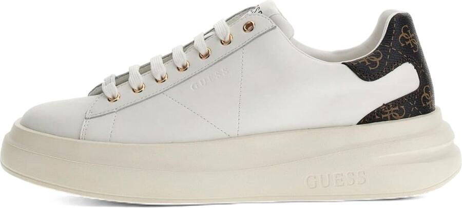 Guess Witte sportiee sneakers oor heren White