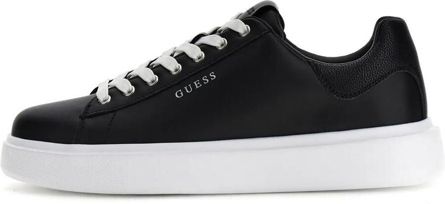GUESS Sneakers laag 'PRAVI' zwart wit