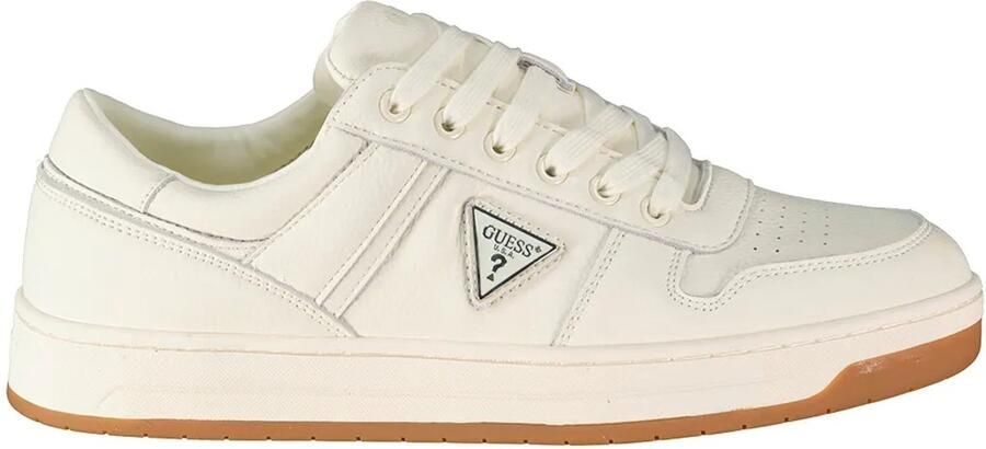 Guess Sneakers van echt leer met logodetail model 'Uddent'