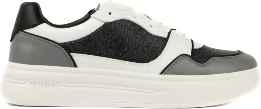 Guess Grijze Sneakers Platform PU Leren Schoenen