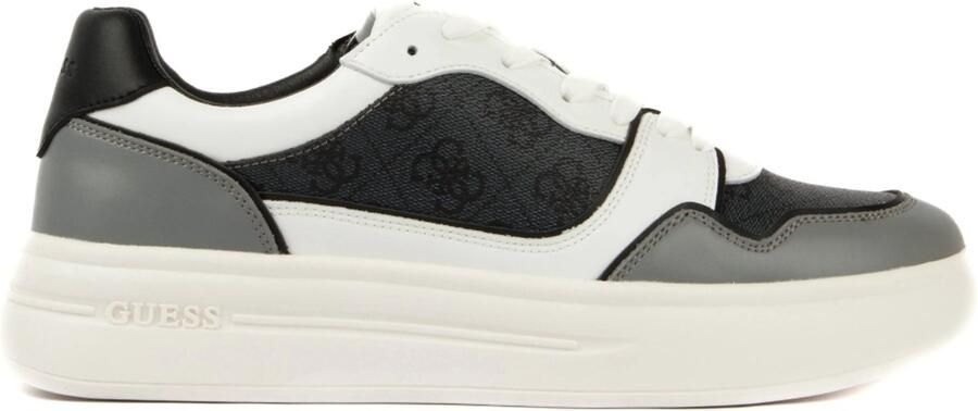 Guess Grijze Sneakers Platform PU Leren Schoenen