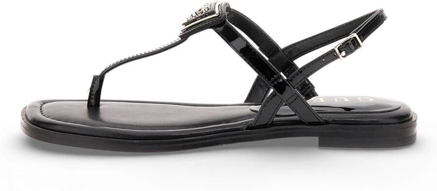 Guess Zwarte polyethyleen sandalen voor vrouwen Black Dames
