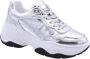 GUESS Happy Sneakers Laag Zilverkleur - Thumbnail 4