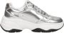 GUESS Happy Sneakers Laag Zilverkleur - Thumbnail 1
