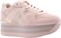 Guess Roze Leren Wedge Sneaker Harinna Roze Dames - Thumbnail 1