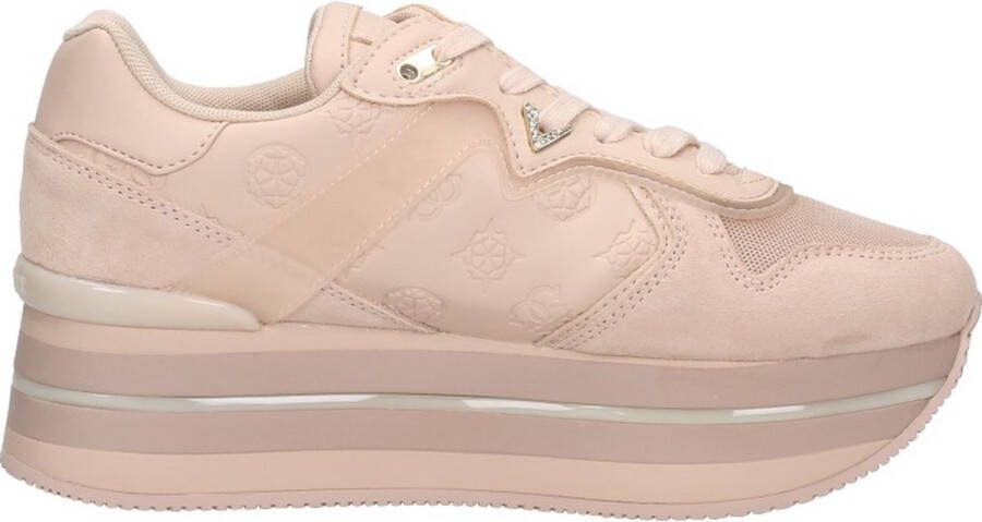 GUESS Harinna Dames Sneakers Hoog Blush