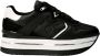 Guess Sneakers Zep Harinna Pelle 4G Logo D23Gu26 Fl7Harfal12 Zwart Dames - Thumbnail 1
