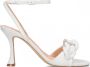 Guess Wit Leren Enkelband Sandaal White Dames - Thumbnail 2