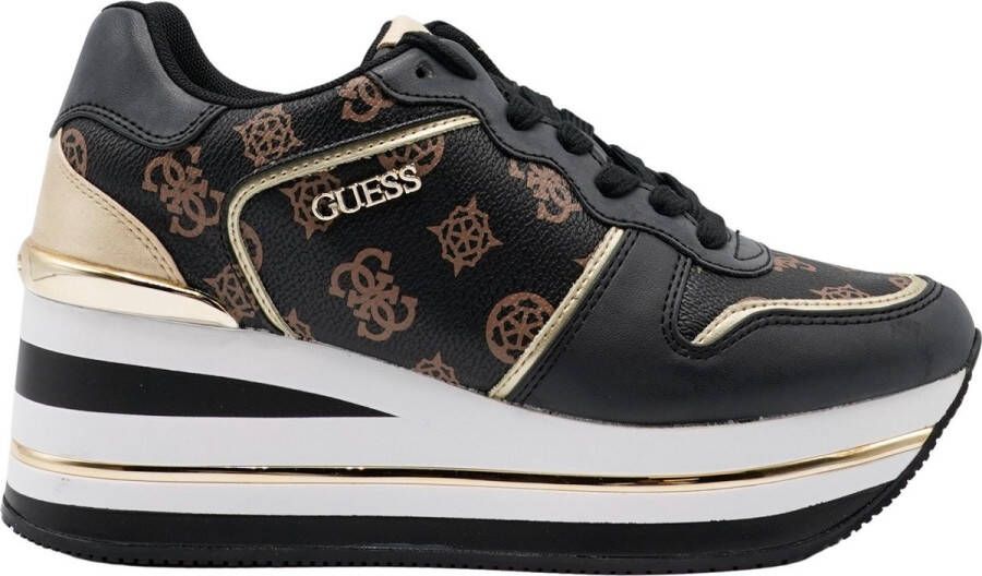 GUESS Hektor Active Dames Sneakers 40 Zwart Goud