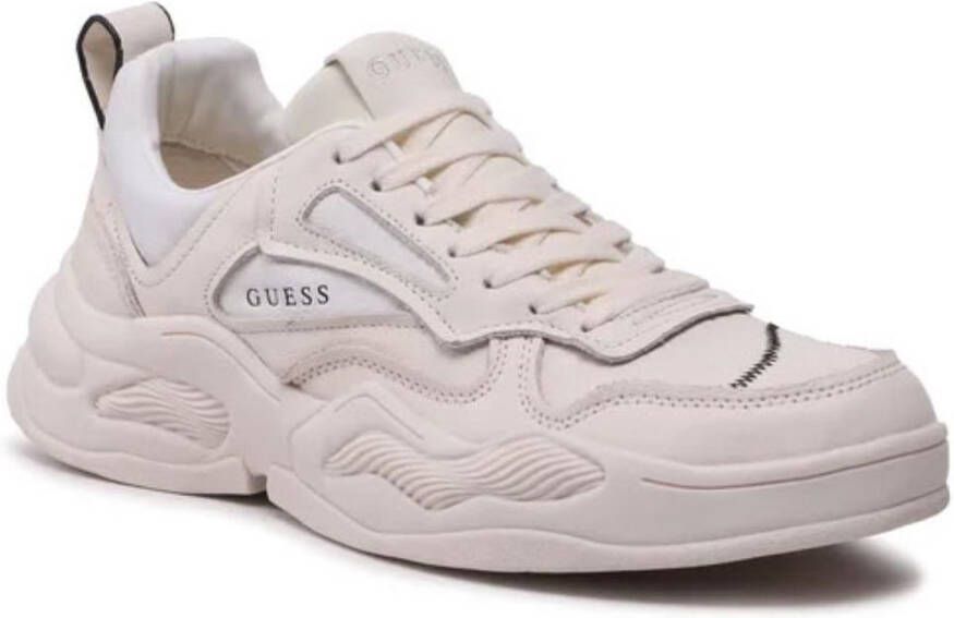 GUESS Heren Sneakers Bassano IVORY