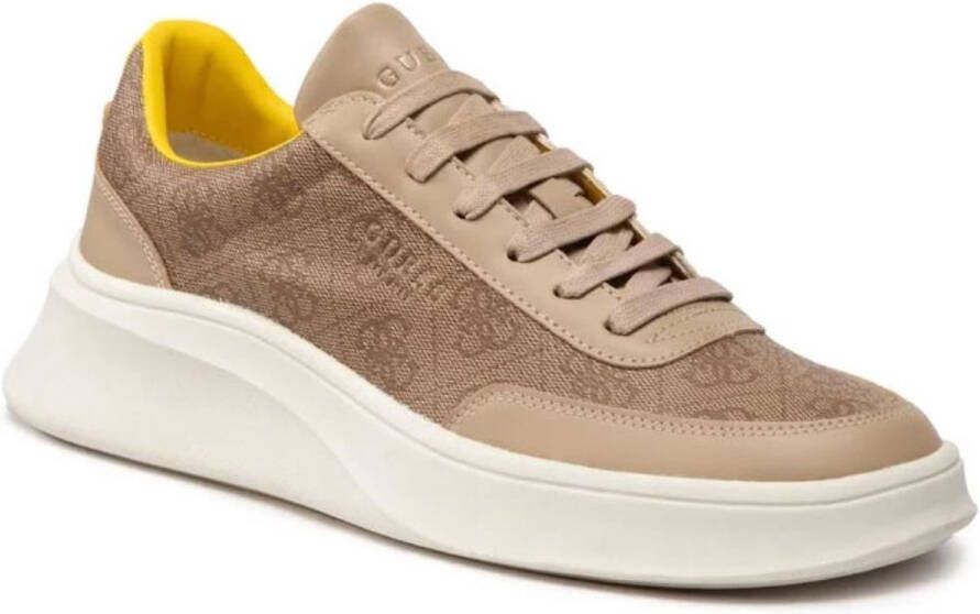 GUESS Heren Sneakers DOLO Bruin Beige
