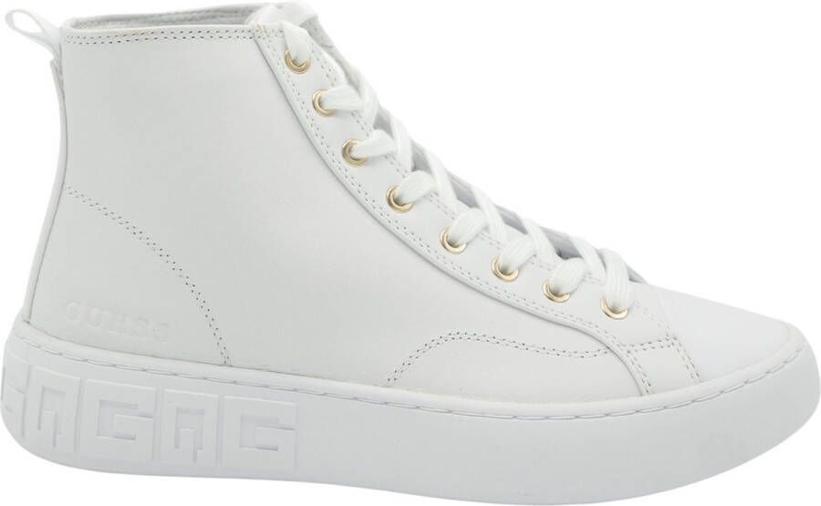GUESS -- Invyte Hoge sneakers Leren Sneaker Dames Wit - Foto 3