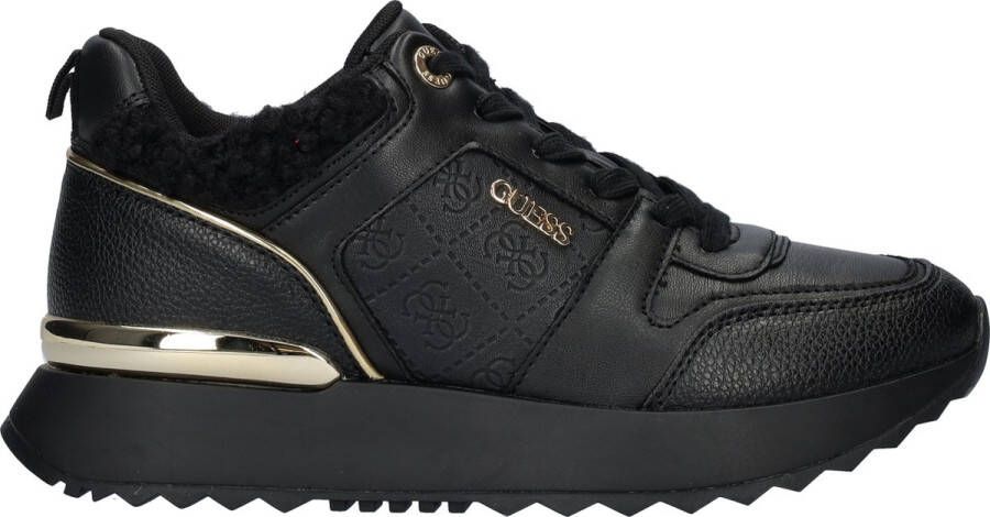 Guess Zwarte sneakers voor actieve Black