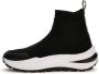 GUESS Kadly Dames Sneakers Sok Hoog Zwart - Thumbnail 1