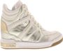 Guess Sleehak Sneaker in Platino Leatherlook Grijs Dames - Thumbnail 2