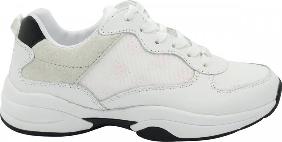 GUESS Luckee Dames Sneakers Wit