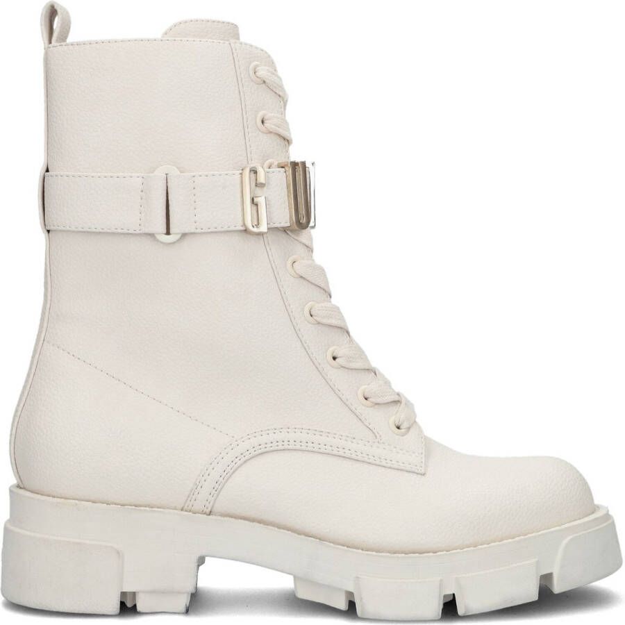 GUESS Madox Veterboots Laarzen Met Veters Dames Wit