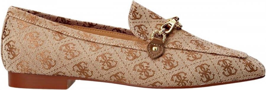 GUESS Marta Dames Mocassins Beige Bruin