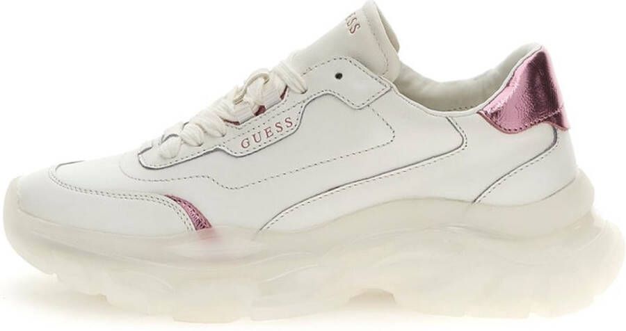 GUESS Massel Runner Dames Sneakers White Pink