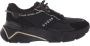 Guess Lichtgewicht zwarte sneaker van mesh en suède Black Dames - Thumbnail 3