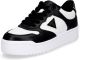 Guess Zwart Wit Kunstleren Sneakers - Thumbnail 1