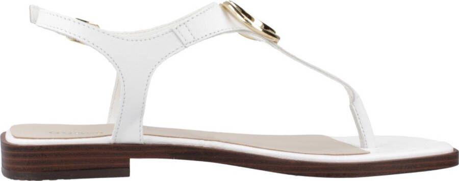 Guess Witte Gekruiste Band Sandalen White Dames