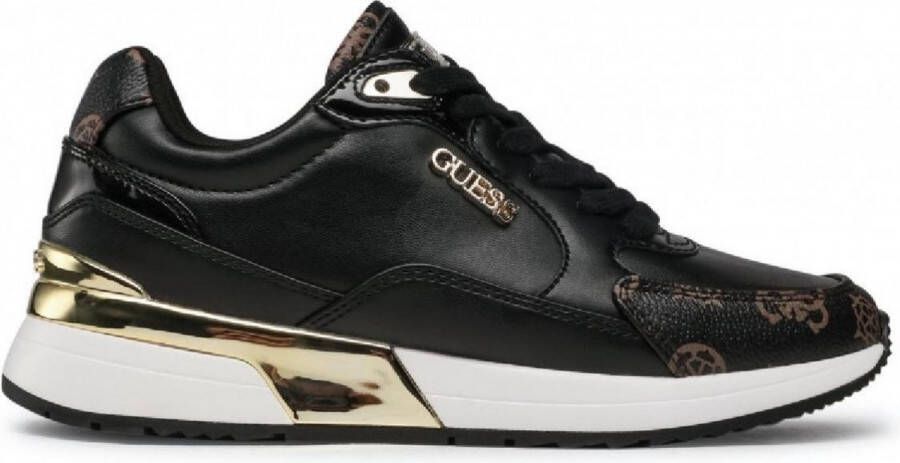 Guess Dames Sneakers Moxea Active Lady Zwart Bruin Multilogo Black Dames - Foto 10