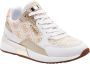 GUESS Moxea10 sneakers wit goud - Thumbnail 1