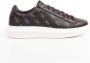 Guess Bruine herenschoenen van polyurethaan met logo-details Bruin Heren - Thumbnail 1