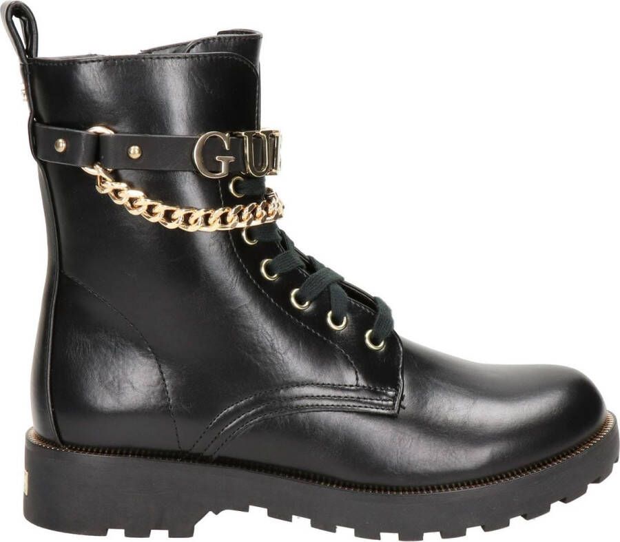 GUESS Nina Veterboots Laarzen Met Veters Dames Zwart - Foto 2