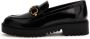 Guess Zwarte casual leren mocassins voor dames Black Dames - Thumbnail 4