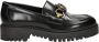 Guess Zwarte casual leren mocassins voor dames Black Dames - Thumbnail 1