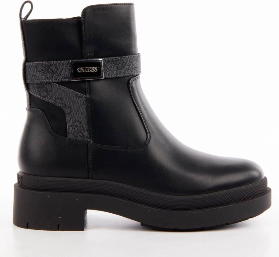 Guess Zwarte Polyurethaan Dames Herfst Winter Laarzen Black Dames