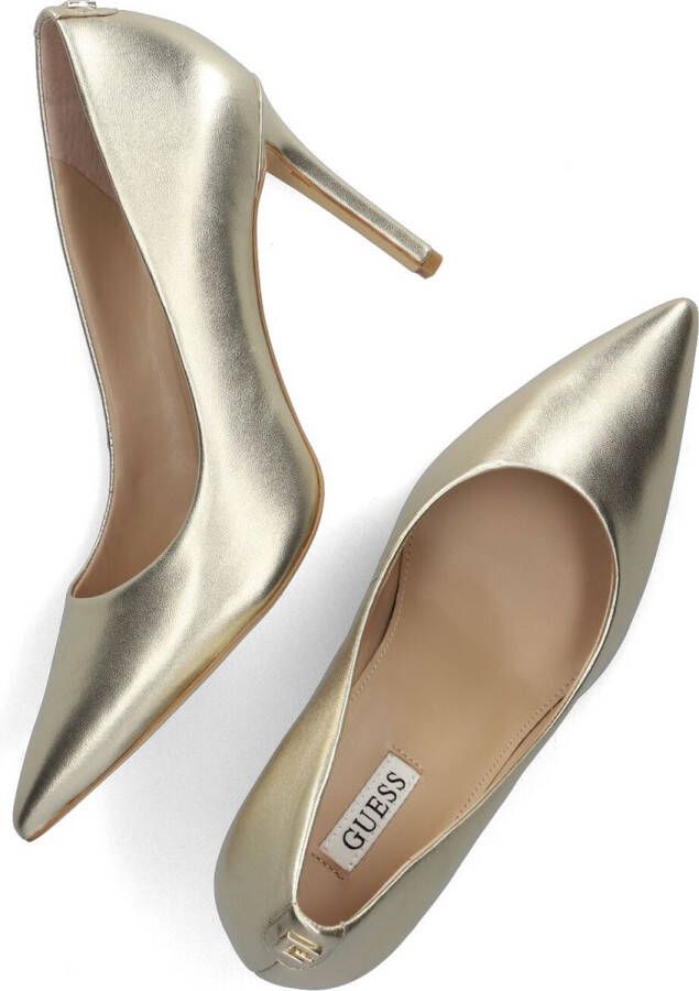 GUESS Piera Pumps High Heels Schoenen Hoge Hak Dames Goud + - Foto 3