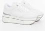 Guess Witte PU Sneakers Flpcamfal12 White Dames - Thumbnail 1