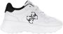 GUESS Printed Lace-Up Sneakers with Polyurethane Composition Wo White - Thumbnail 1