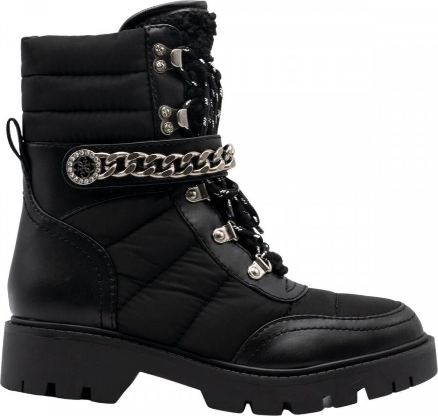 GUESS Rasida Veterboots Laarzen Met Veters Dames Zwart