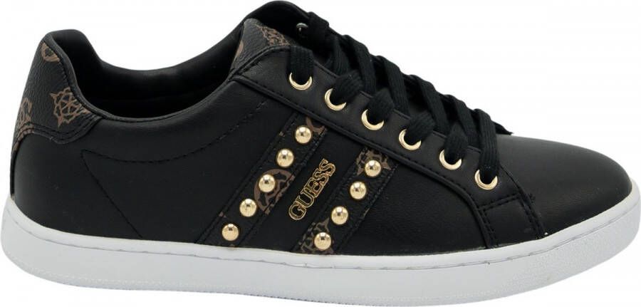 GUESS Relka dames sneakers Zwart Bruin