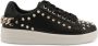 Guess Stijlvolle Synthetisch Leren Sneakers Zwart - Thumbnail 1