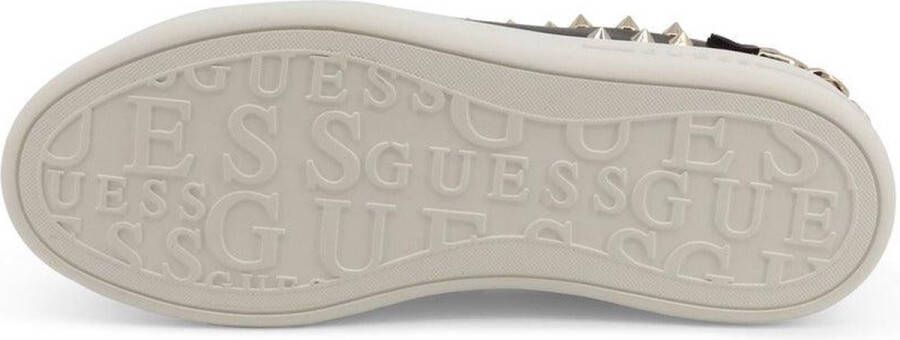 Guess Stijlvolle Synthetisch Leren Sneakers Zwart