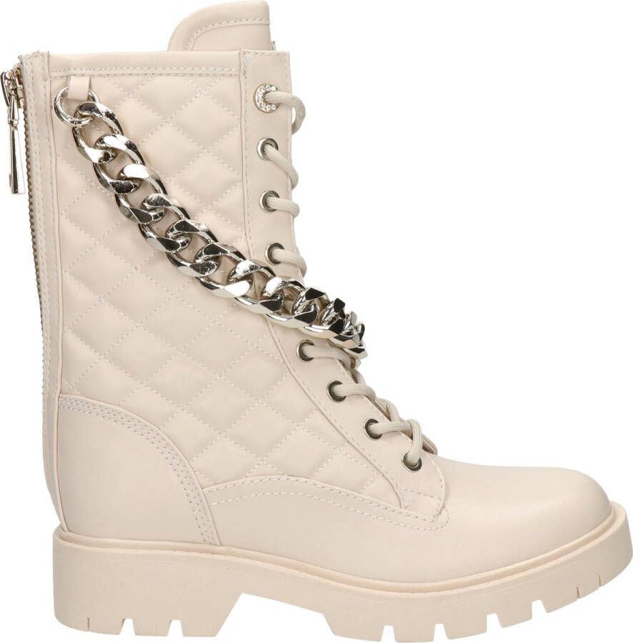 GUESS Damesenkelboots Beige RIPLEI 36 EU Fijne Elegante Veterboots - Foto 3