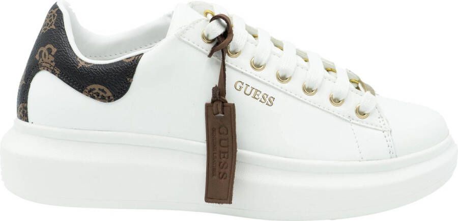GUESS Salerno Dames Sneakers Wit